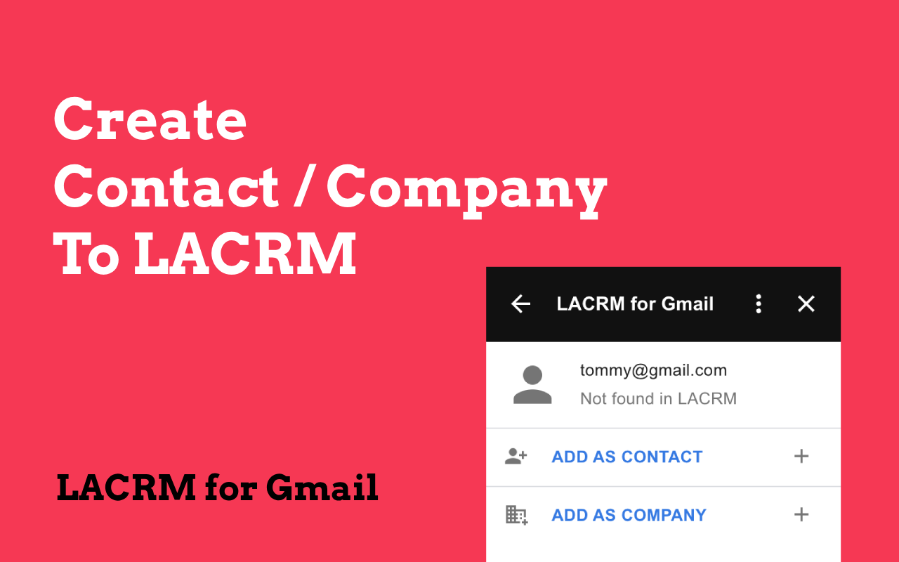 Create Contact or Company